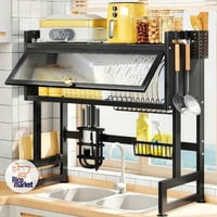 ستاند صحون • فوق السنك • باب زجاجي