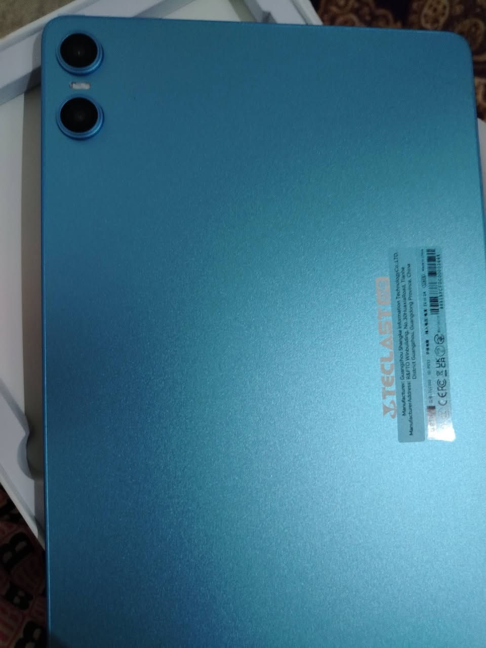 📱 مواصفات TECLAST P30:
الشاشة: 10.1 إنش IPS بدقة 1280×800
المعالج: ثماني النواة من فئة Unisoc T7200 / Allwinner A523 حسب إصدار الجهاز
الرام: غالبًا 4GB مع إمكانية توسيع افتراضي للرام
التخزين الداخلي: 128GB
يدعم كارت ذاكرة: حتى 1TB
الكاميرا الخلفية: 5 ميجابكسل
الكاميرا الأمامية: 2 ميجابكسل
البطارية: 6000mAh
النظام: Android 14
الاتصال: Wi-Fi ثنائي النطاق وBluetooth 5.0
منفذ الشحن: USB Type-C
مدخل سماعة: 3.5 ملم
بالنسبة للألعاب:
ببجي موبايل تعمل غالبًا على إعدادات Smooth + Medium أو High بمعدل يقارب 30–40 فريم حسب إصدار المعالج والتحديثات
السعر 175 الف وبي مجال 
بغداد حي العامل شارع 30 الاتصال *********** 
***********
