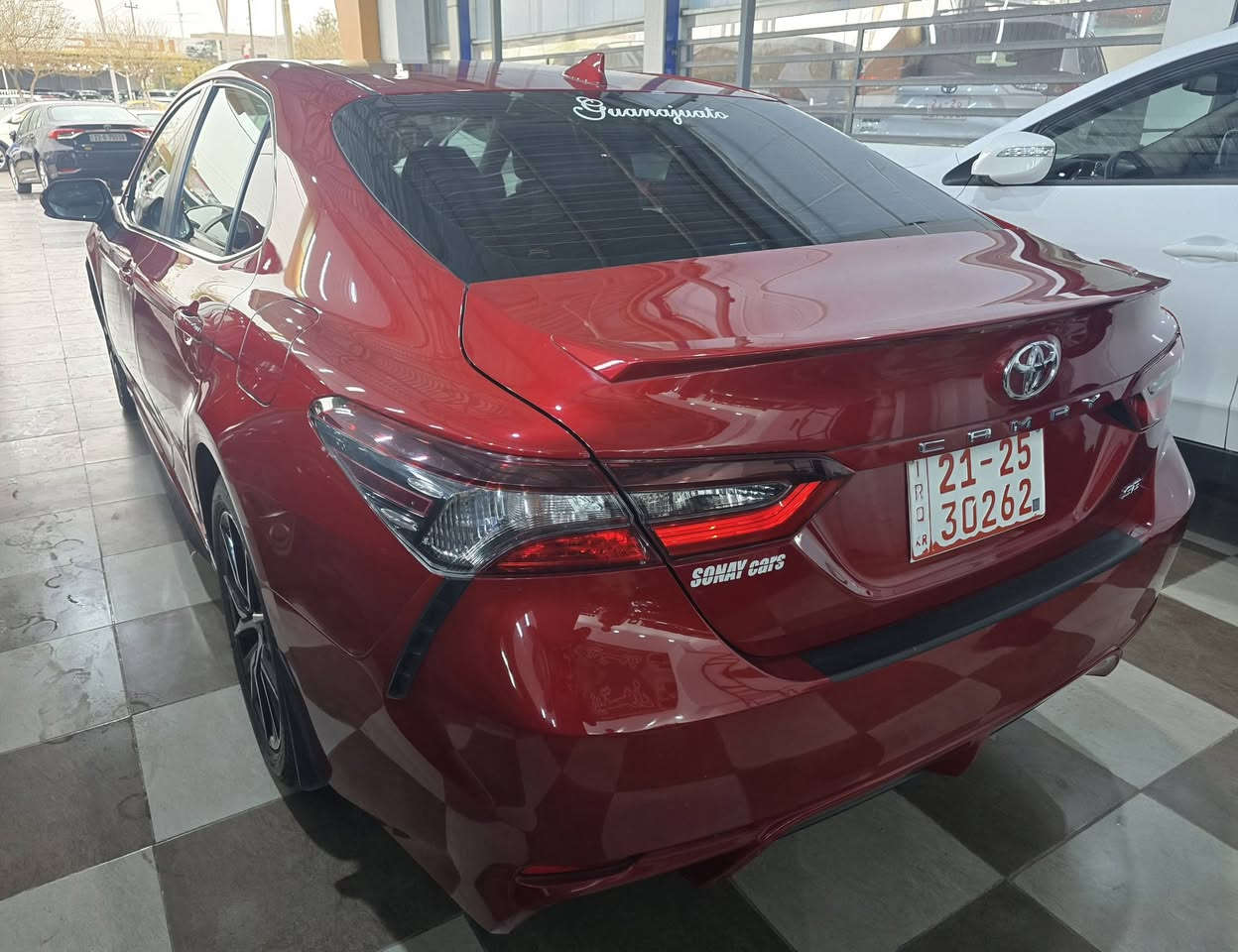 TOYOTA CAMRY 2023 SE
عداد المسافة 40 الف mile فقط
حجم المحرك 4 سلندر (2.5L)
اللون ماروني
ضررها كما موضح بالصوره
الشاصي والدواخل مكفوله من الحادث
رادار أمامي(تحديد مسار)
رادار جانبي (نقاط عمياء)
تحكم وضعيات القيادة Drive Modes
اوتو ستارت (Auto start)
اوتو ستوب(Auto Stop)
تحكم وضعيات القيادة ECO,NORMAL,SPORT
مانع انزلاق+ABS
منافذ AUX+USB
حساسات خلفية+كاميرا
شاشة لمس
تحكمات استيرن
وبقية المواصفات المعروفة se
كاتي تترقم شمالي فقط
🔴 (العنوان/كركوك )
🔴 للاتصال/  ***********
