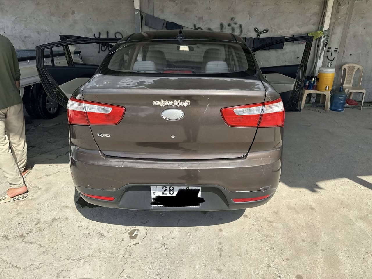 كيا ريو خليجي 2013
محرك دوش 1600
كفاله من الصبغ والضربه والتبديل 
شاشة كاربلاي 
وكاميرا خلفيه 
رقم نجف باسمي انكليزي الجديد المداور مباشر
حدادية جديدة 
تايرات جدد 
سيارة ناعمه وخير من الله
السعر 85وبيها مجال المكان نجف 
***********
