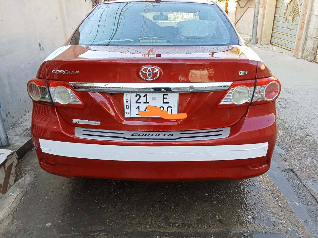 للبيع كورلا موديل ٢٠١١ صبغ عام كير ومحرك شرط رقم سيلمانيه بسمي دفتر بيزين بيها سياره جاهزه من كل شي *********** كركوك, العراق
