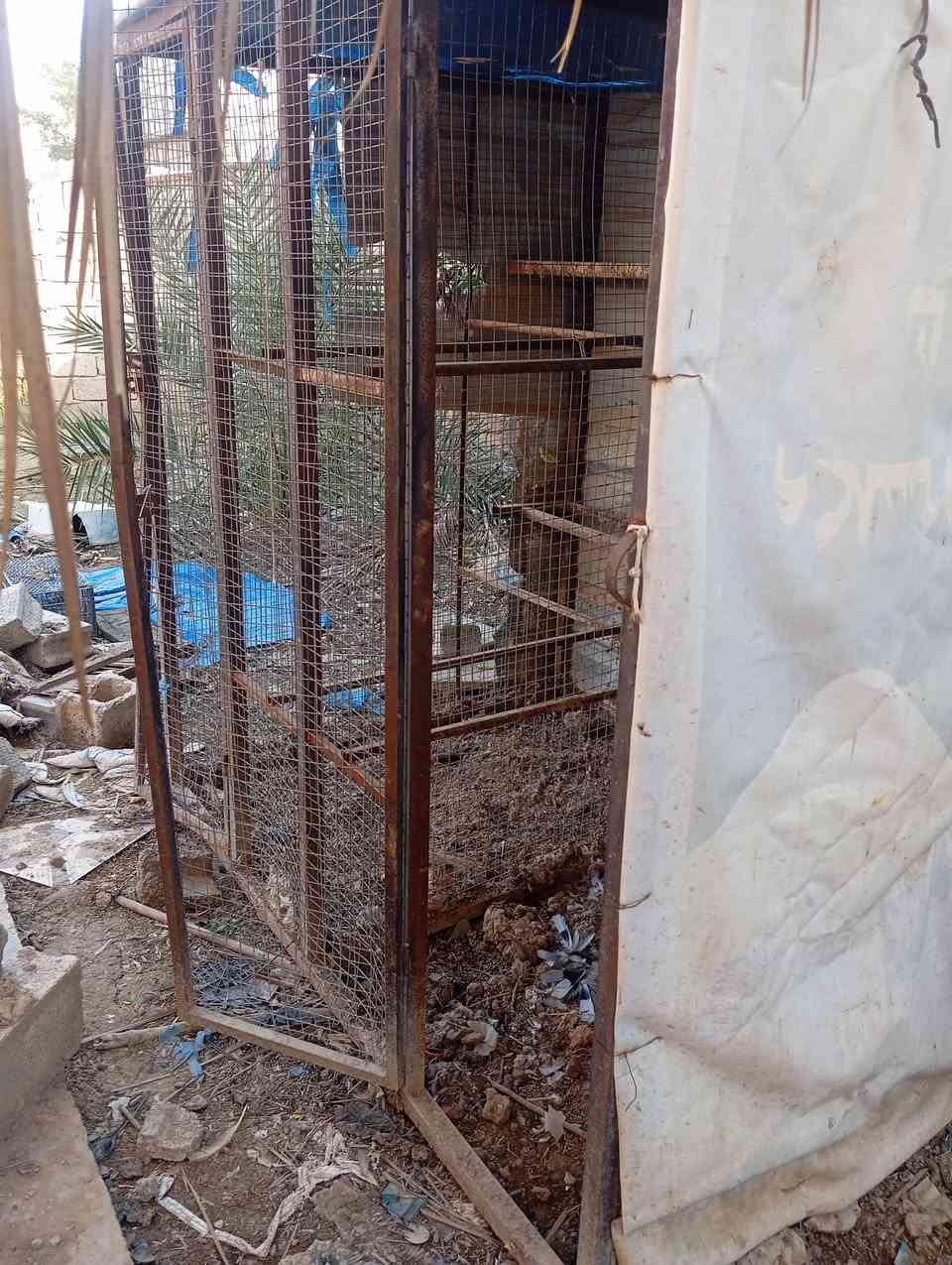 قفص للبيع
خانتين شغل حطاطة مال مخاليف هذا كدامكم بالصورة 

***********
