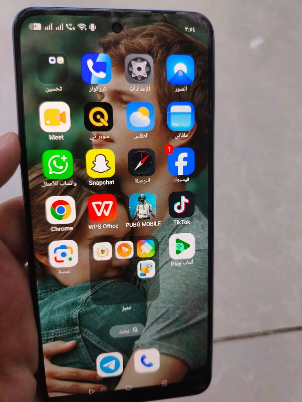 ريلمي 12 ذاكرة 512 رام 8+8 اندرويد 16 يشغل 60 فريم ببجي بسعر 200 عنوان قضاء الدور ***********

