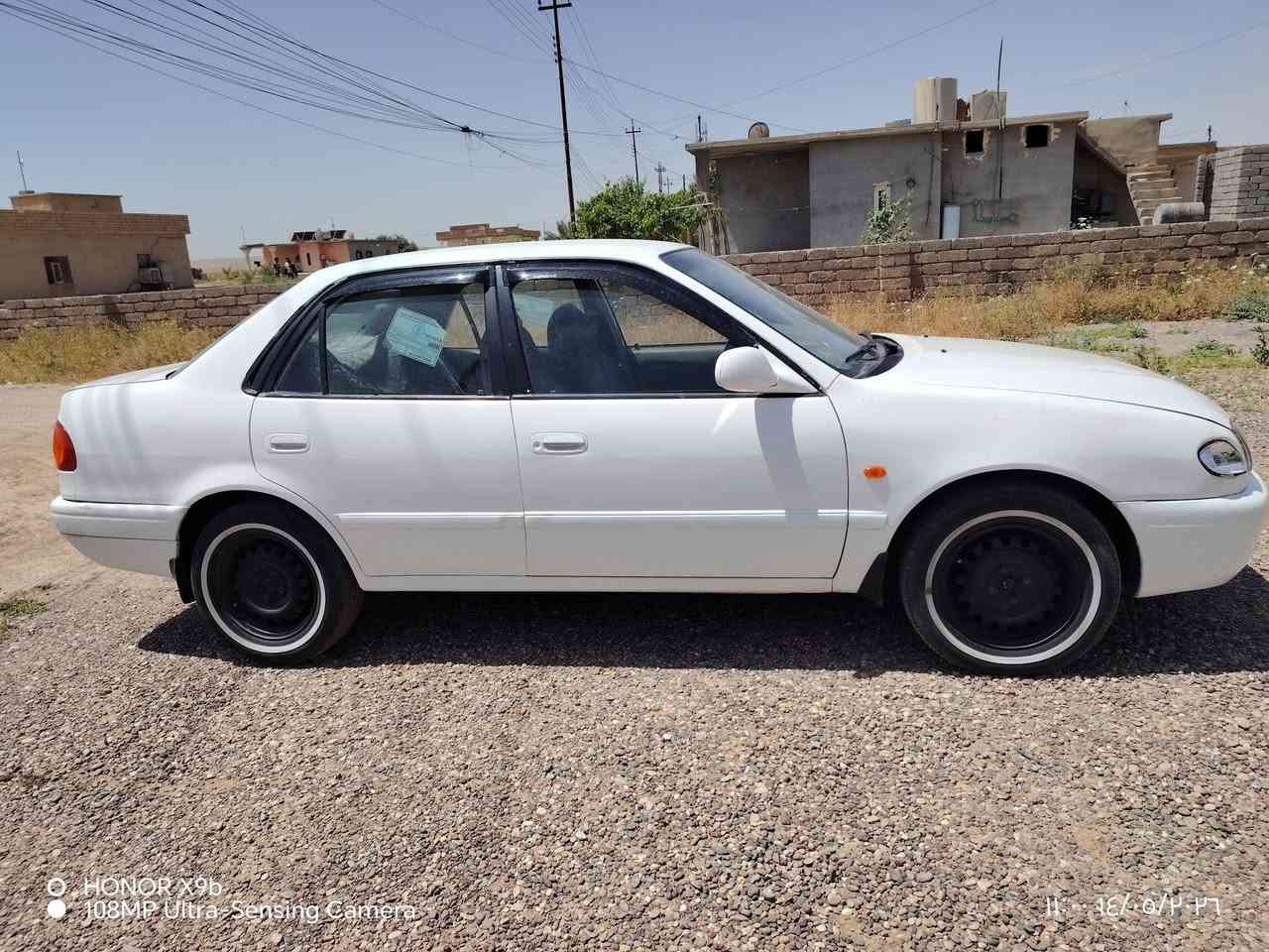 السلام عليكم سياره كورولا موديل 2000 رقم أربيل دولي تبريد تدفئا كلو شغال صبغ حزام محرك كير كلو شرط السعر 68 ورقة وبيهة مجال،، ***********
