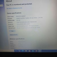 المعالج core i7 4600U الجيل الرابع ‏ الرام RAM 8 ‏الهارد ssd 256 ‏حجم ...