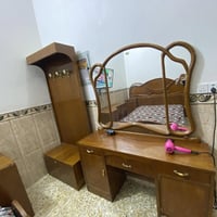 خشب صاج أصلي • ٧ قطع • حالة ممتازة