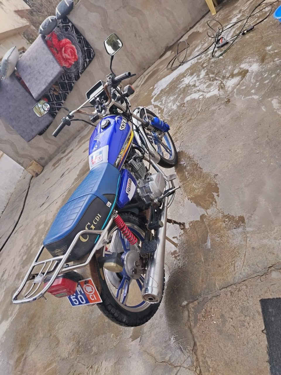 سلام عليكم دراجه ايراني موديل 2022
دراجه نضافه فول تخم تاير جديد. اوراق منفيس 
السعر 525 وبي مجال مكاني فلوجه الشهابي 
الاتصال ***********
