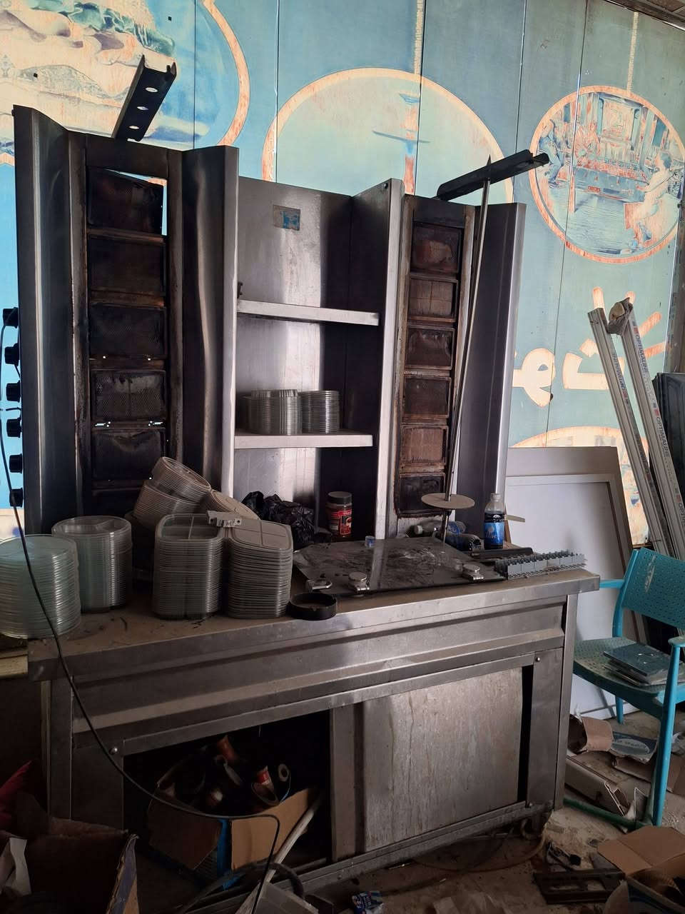 شواية كص جديده سل استيل عمودين للبيع 
الاتصال ***********
