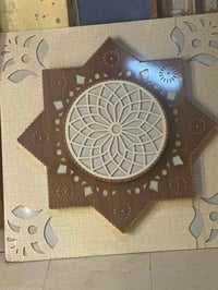 ٤ كاشيات سقف • مربعه كبيره • مرايات ثقيله اصليه