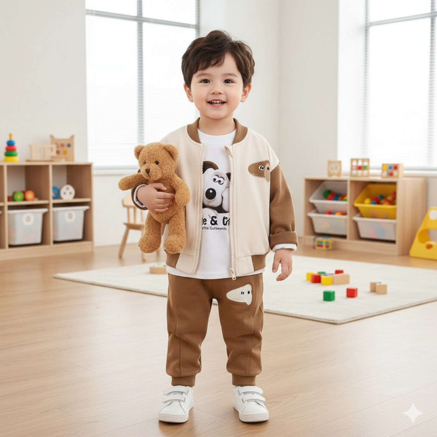 طقم ولادي 3 قطع 
   بهـــــاري 🦋🤎القياسات 1/2/3/4/5 سنه 
توصيل لجميع المحافظات 5


**إذا كنت صاحب هذا الإعلان وتريد حذفه لأي سبب، رجاءا أرسل رسالة إلى الدعم الفني**