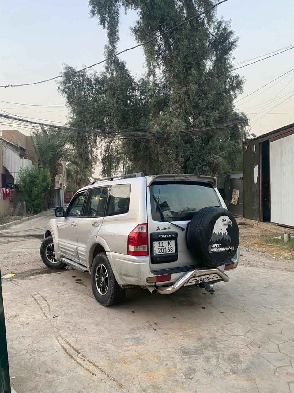 السعر : 78 $ للبيع اوالمراوس
باجيرو 2002 خليجي مكفوله من الضربه مكينه 3 بلادي 
*********** واتساب بغداد ابي غريب - الزيتون
