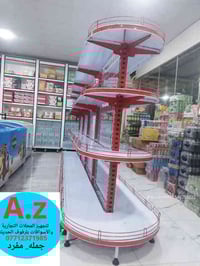 بيع كافه انواع الرفوف الحديثه الجداريه والمخزنيه والوسطيه الخاصه بجميع...