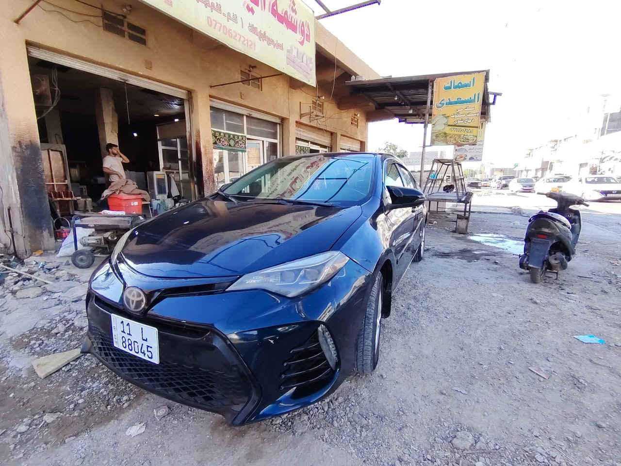 السلام عليكم بيع سريع كورلا 2019 نظيفة كلش صدر جديد مكينه كير مكفولات تخم تاير رقم بغداد دولي بأسمي هزة جديدة تبريد ثلج بيهة صبغ 3 قطع مواصفات SE كشنات جلد تحكم مقود جهتين شفتات سرعة تحديد مسار كامرا شاشة كار بلي هواية مواصفات بيهة عنواني ديالى بعقوبة *********** السعر 117
