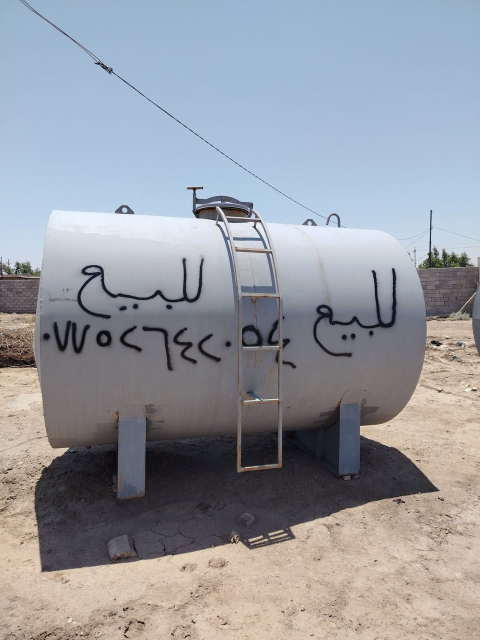 لبيع عشره لتر ما مستخدم مكان العماره ***********
