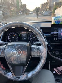 كامري 2023 se بلاص وارد امريكي الضرر دعائمه خلفيه وجاملغ بي بارد كلش ق...