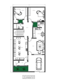تصميم معماري • خرائط سكنية ٢٠٠م • حنين الياسري
