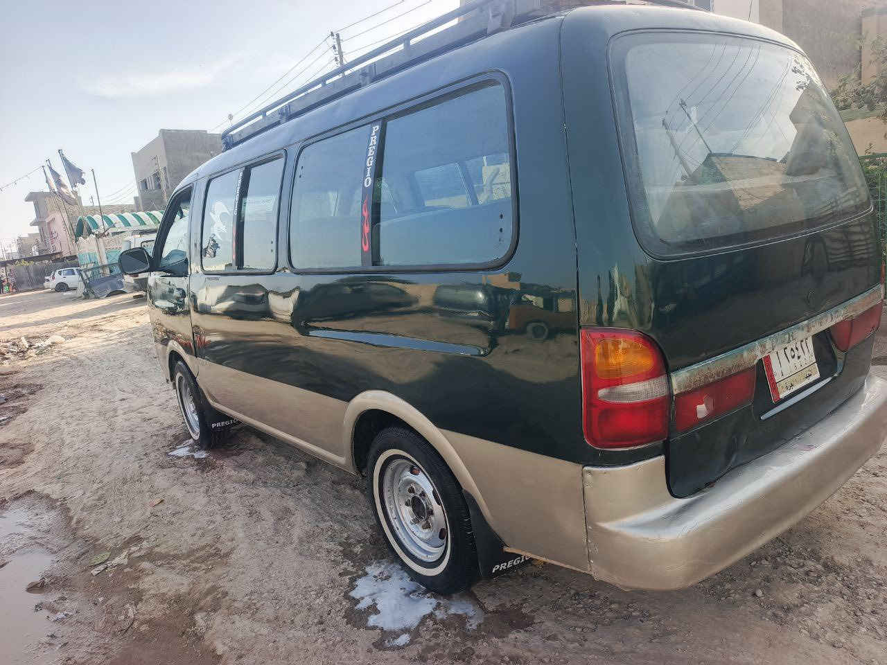 السلام عليكم
بريجو مديل 97 
كير مكينه اكسن جدد نقص فقط مشط 
شواصي نظيفات دوشمه جديده 
تريد تحويل تريد وكاله 
كهربائيات كله شغاله 
مصفره هيئه وغرامات 
السعر 48 وبيه مجال 
مكان السياره حله حي العسكري 
***********
