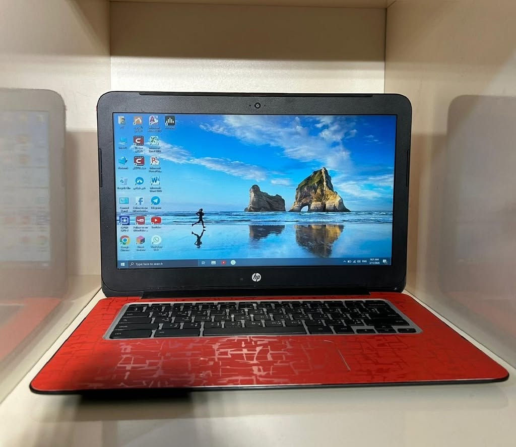 لابتوب سلم HP (مستخدم كلش قليل) بـ 75 ألف ❤️ 

وندوز 10 برو مع مجموعة برامج (كوكل كروم + مواقع التواصل + وورد + أكسل + بور بوينت + شبكتي + سينمانا + تلكرام + واتساب .. وغيرها)

معالج Intel Celeron N2840 - الجيل الرابع - هرتزية قوية 2.60 

رام 4 كيكا

هارد SSD 16 سريع جداً

كيبورد عربي انكليزي 

شاشة 14 انج 

يحتوي على منفذ رام خارجي لزيادة مساحة التخزين 

يحتوي على منفذ HDMI للربط على التلفزيون

يحتوي على 3 منافذ USB 

#ملاحظة: تستلم مع اللابتوب: حقيبة+ ماوس ضوئي + ماوس باد + هدفون + الشاحن.

مكاني بغداد (التوصيل بكل العراق)

واتساب ***********
