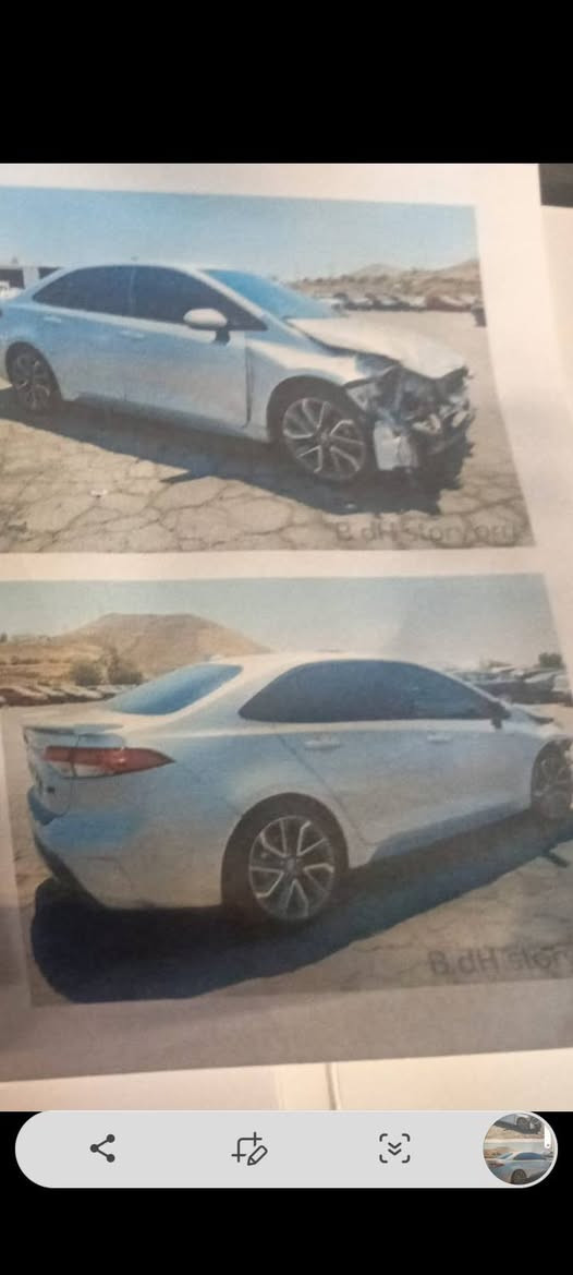 كورلا ٢٠٢٢ ماشيه ٤٢الف السعر ١٣٣ورقه بيها اربع قطع السونار والحادث مرفق مكاني الحريه الاتصال ***********
