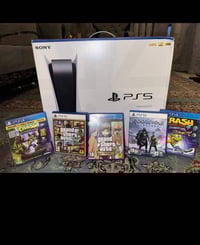 بلايستيشن ٥ • مع العاب • يو بي اس