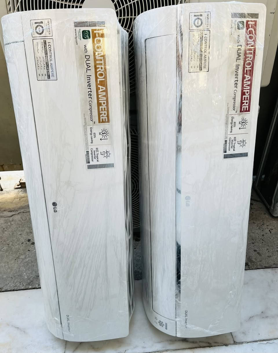 سبالت نوع LG انفيرتر تحكم بالامبير
حجم طن ونص ( 18.000 ) Btu

العدد 2 

كامل ملحقات
 ( ريمونت + حماله داخليه + بواري + كيبلات ) 

غاز الشركة مقفول 

بغداد حي الجهاد 

السعر مليون و100 الف 

السعر الواحد 550 الف 

***********
