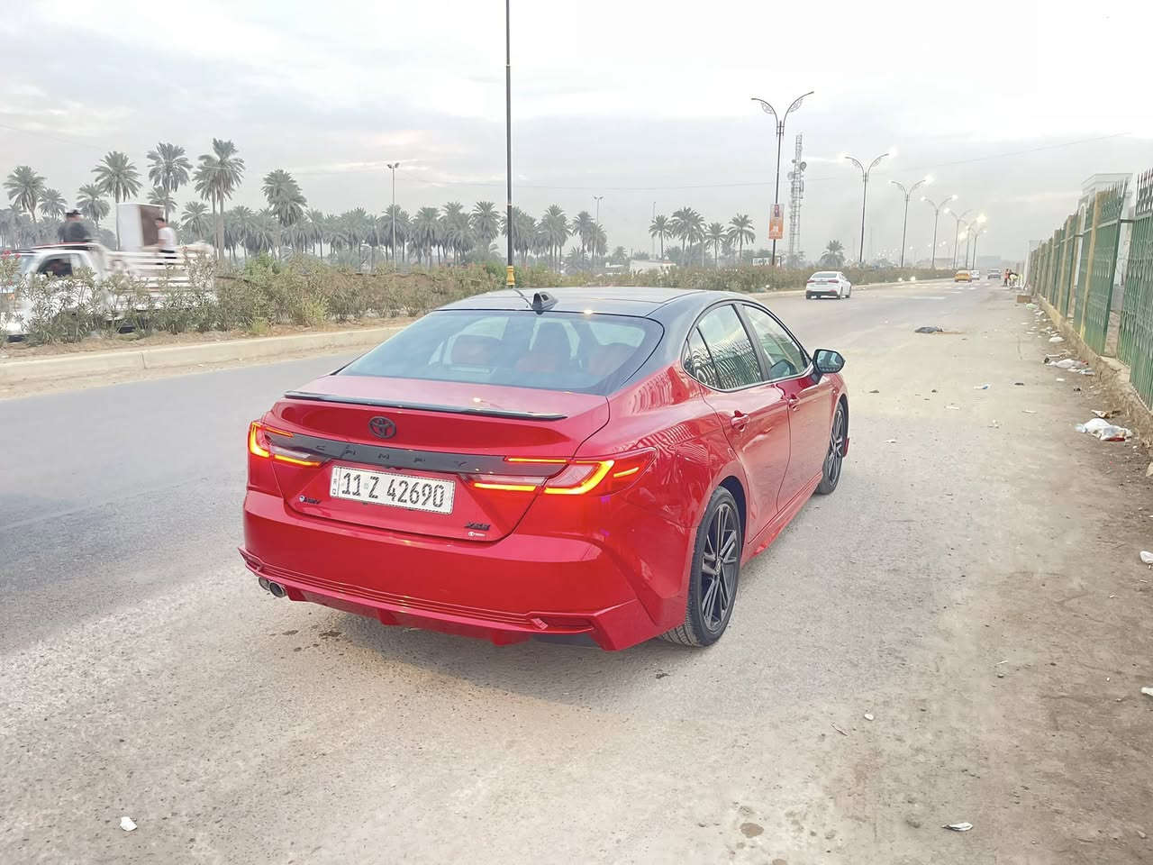 موديل 2025 الشكل الجديد
سيارة فول للاخير 1/1
اعلى فئة بلكامري
(حادثها بنيد مبدل)
عداد 10 الاف 
 الصنف : xse 
وارد امريكي 
بانوراما
داخل احمر 
شاشة كبيرة
انارة داخليه محيطيه انت تتحكم بيها
تدفئه بلكشنات + بلستيرن
كشنات كهرباء
شفتات سرعة
اوتو هولد
مانع تصادم PCS  
 تحديد المسار —— LDA
‏BSM —— نظام النقطة العمياء
‏PDA —— مساعد القيادة التفاعلي
‏RCTA —— رادارات خلفية
‏SEA —— نظام الخروج الآمن 
مثبت سرعه تفاعلي —— ACM
‏AUTO PILOT —— سائق ذاتي 
مانع انغلاق العجلات —— ABS
‏TCS —— مانع الانزلاق 
بصمة أبواب + دخول ذكي
شاحن وايرلس
هندبريك كهرباء
نظام صوتي مميز+ مضخم صوت كبير
سيارة بيها كلش هواي مواصفات ماذاكرهن
ايرباك ستيرنك فقط
مكان السيارة -بغداد _قرب الجزيرة السياحيه
 سعره. 235
 *********** للاستفسار
