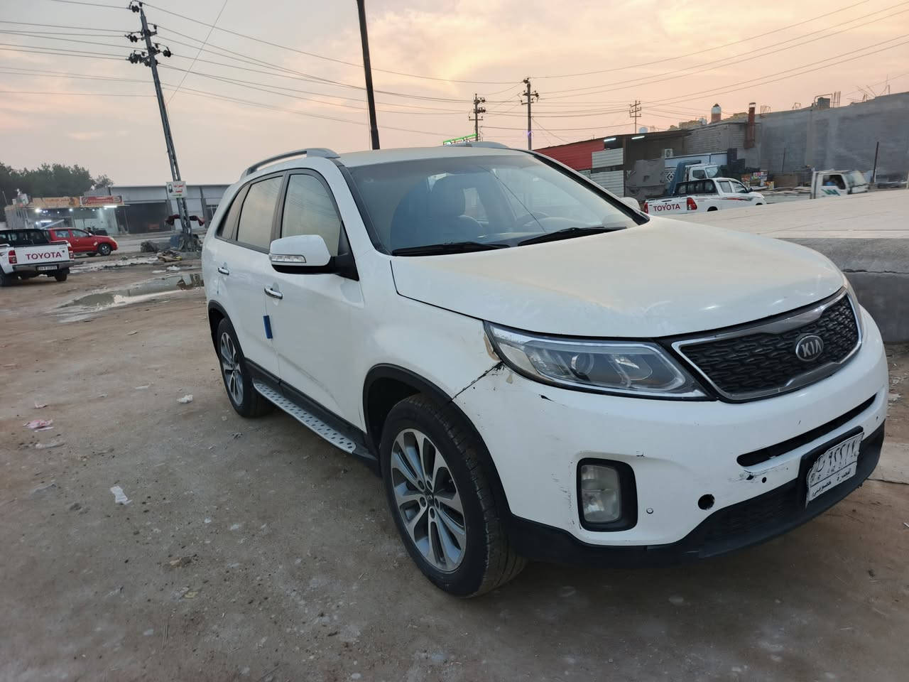 سورنتو 2014 بصمة ٧ راكب 4 سلندر بيها مكانات صبغ بسيطة رقم بصرة تحويل ثاني يوم 3 قطع، تبريد شاشة كامرة، حساسات السعر 140 بيها مجال مكان السيارة البصرة قضاء المدينة ***********
