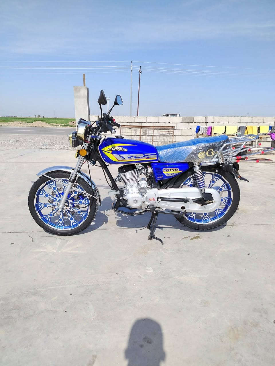 دراجه نامه برو موديل25جديد محرك 150علا وضع الشركه  منفيس شراي تعال خاص سعر750بي مجال قليل 
الاتصال... ***********
