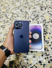 ايفون 14 برو ماكس ذاكرة ٢٥٦ بطارية 85 رايده ب ٦٧٥ وبي مجال للاستفسار  ...