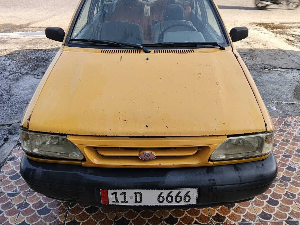 سايبا موديل 2010 سيارة شغالة وتمشي رقم مميز 6666 سعرها 30$ وبيها مجال عنوانها بغداد الشعب حي سومر ***********

