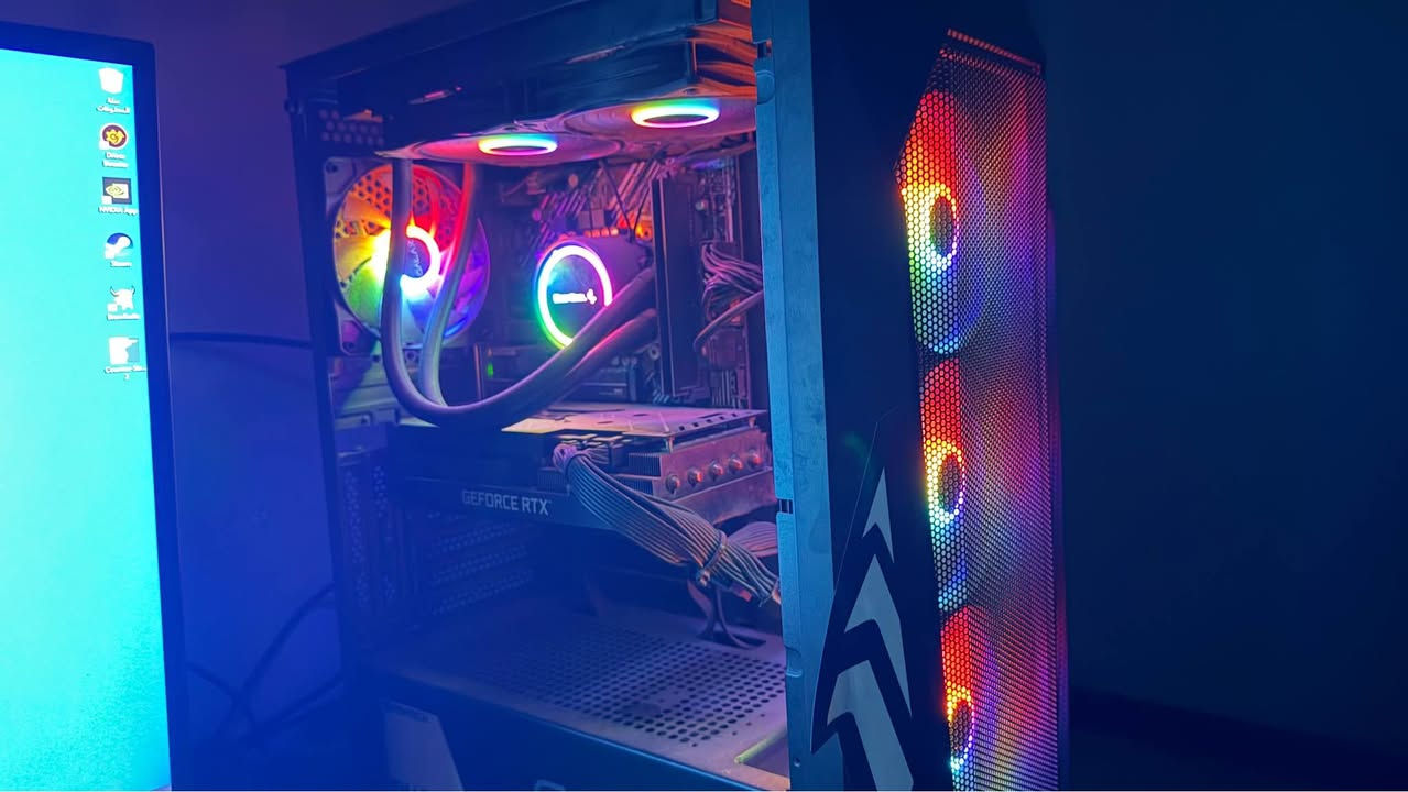 لمواصفات 
GPU : RTX 3070Ti galax 
Cpu :intel coer i511400F 
Ssd 128 GB 
M.2 : 1TB 
Hdd 1TB
مبرد مائي 240 ديب كول 
باور سبلاي 700 
كيس فقط ب مليون و 100 بغداد, العراق


**إذا كنت صاحب هذا الإعلان وتريد حذفه لأي سبب، رجاءا أرسل رسالة إلى الدعم الفني**
