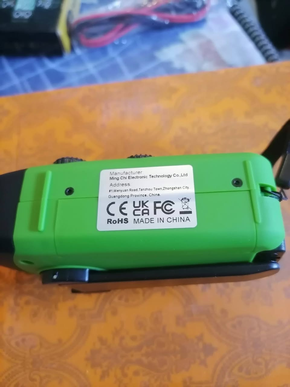 راديو الطواريء متعدد المهام متوفر 
توصيل موجود


**إذا كنت صاحب هذا الإعلان وتريد حذفه لأي سبب، رجاءا أرسل رسالة إلى الدعم الفني**