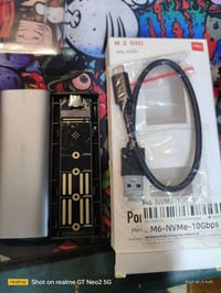 علبة M.2 • USB Type-C • يدعم 2230/2242/2260/2280