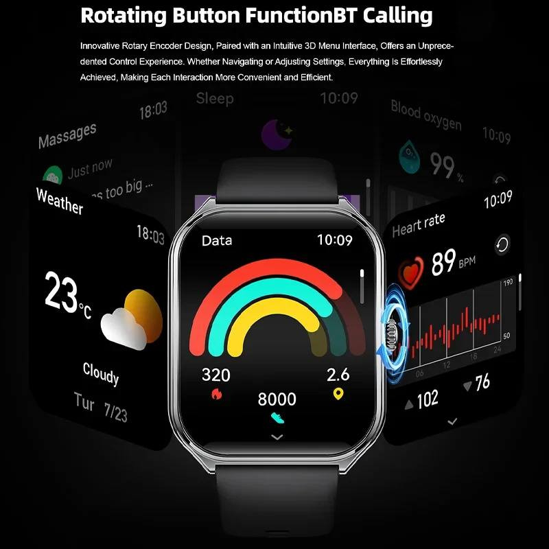 ⌚ ساعة ذكية Ultra Thin Smart Watch 1.96” AMOLED
تصميم أنيق وشاشة كبيرة واضحة بألوان AMOLED تخليك تشوف كل التفاصيل بدقة ووضوح 👌
◆ شاشة 1.96 إنچ AMOLED بدقة 360×360
◆ ميزة Always On Display لعرض الوقت دائمًا
◆ إجراء واستقبال المكالمات عبر Bluetooth
◆ قياس نبض القلب (Heart Rate Monitoring)
◆ قياس نسبة الأوكسجين بالدم (Blood Oxygen)
◆ تتبع النوم (Sleep Monitoring)
◆ أكثر من 100 وضع رياضي
◆ إشعارات المكالمات والتطبيقات
◆ بطارية تدوم للاستخدام اليومي
آلية الاستخدام ✔
تشغيل سهل وربط مباشر مع الموبايل عبر البلوتوث لمتابعة صحتك ومكالماتك وإشعاراتك بكل بساطة.
الكترو ستور… كل ما تحتاجه من تكنولوجيا بلمسة ذكية ⚡


**إذا كنت صاحب هذا الإعلان وتريد حذفه لأي سبب، رجاءا أرسل رسالة إلى الدعم الفني**