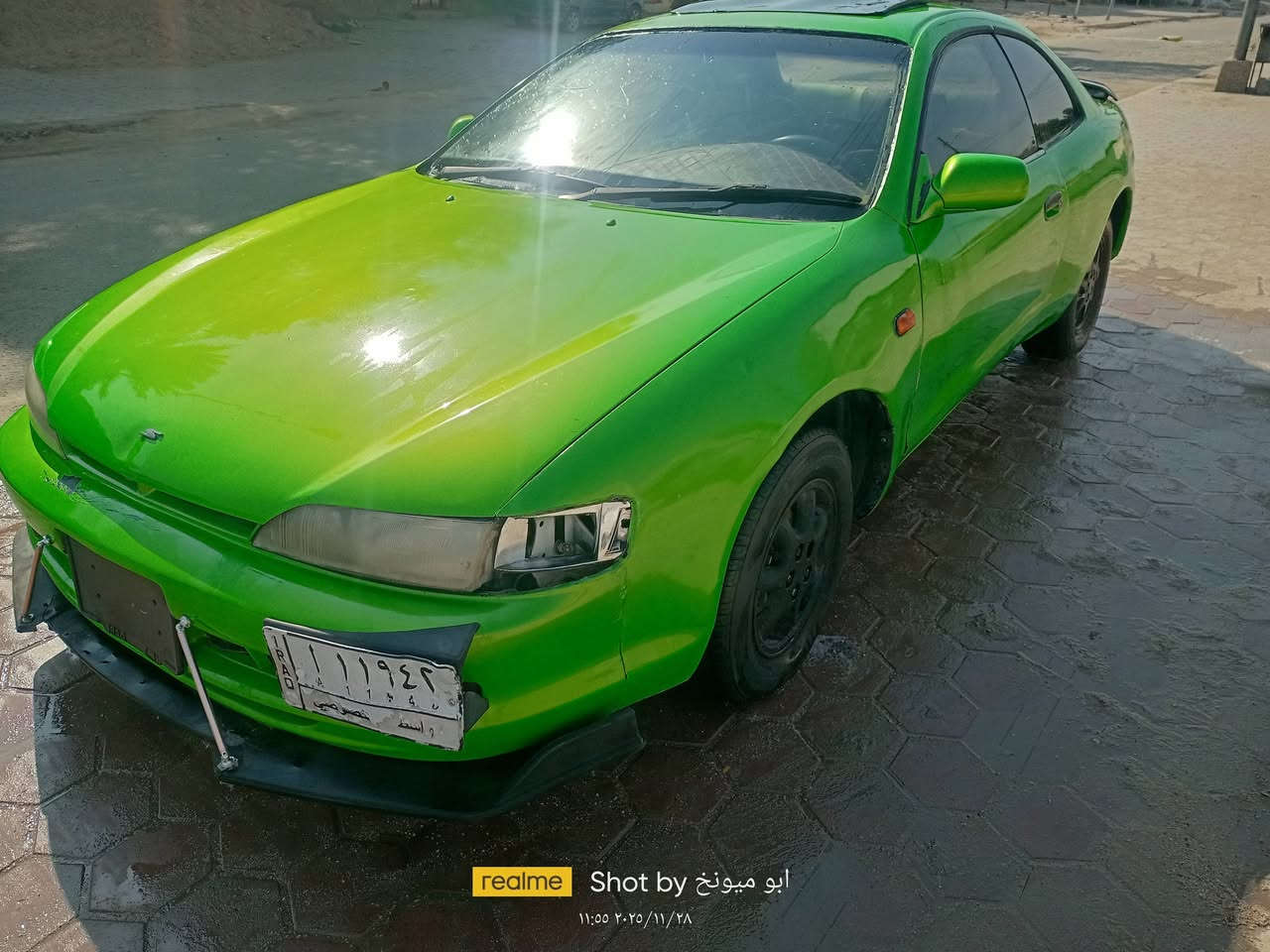 كورلا موديل 1994 رياضي تك باب 
مكينة كامري ابو جف محور بيه خيط تبخير فقط 
گير اوتماتيك كفاله سياره ناعمه ومرتبه حداديه نظيفه راديتر جديد 
وشكلها احلى من الصور  رقمها وراعيها ب واسط    السعر 27 وبيه مجال للشراي . 
مكاني البصرة _الموفقية 
***********
