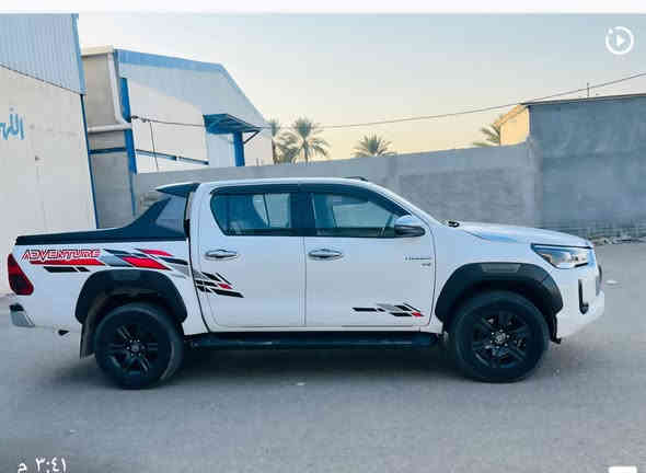 تويوتا هايلوكس موديل 2021 ساز 
كفاله عامه من صبغ والتبديل 
فول مواصفات  واحد ع واحد 
محرك 6 سلندر ماشيه 104
رقم سليمانيه دولي تريد تحويل تريد وكاله 
جاهزه محرك كير حدايه تخم تاير 
عنوان بابل للإستفسار *********** سعر 310
