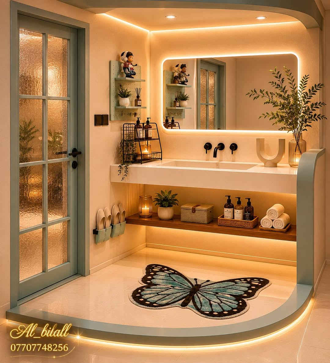 من تصميمنا لوندري مع حمام مودرن 
🏠 صمّم ونفّذ بيت أحلامك معنا
📐 مكتب البلال الهندسي – تصميم معماري وإنشائي + واجهات مودرن + تصميم داخلي
✔️ مخططات حديثة
✔️ إشراف وتنفيذ
✔️ جودة وضمان
📞 ***********
📍 ديالى – بعقوبة-فلكة العنافصة 
البلال الهندسي 
مكتب البلال الهندسي 
 #بعقوبة
