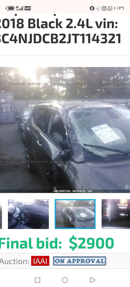 السلام عليكم ورحمة الله وبركاته 
جيب كنباس 18 لمتدد معروفه مواصفات لمتدد 
رقم بغداد تحويل ثاني يوم 
جميع المواصفات بالمتدد موجوده 
حادث الوارد مرفق بالبوست 
مكينه دوش 2400  خير من الله  
السعر 125.  مكان السياره صويره واسط 
رقم صاحب السياره ***********
