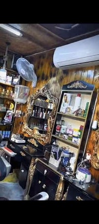 محل حلاقه • المعامل بستان سامي • معدات كاملة