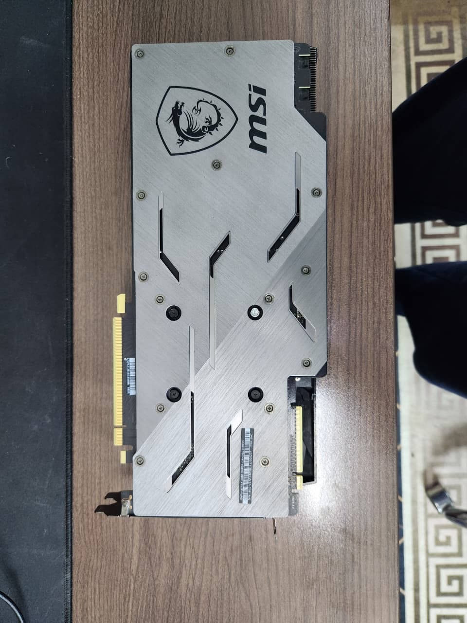 للبيع كرت شاشة 

RTX 2080 SUPER MSI GAMING TRIO X OC 8GB 

مستخدم نظيف 

سعر 300الف 

مكاني بغداد متوفر توصيل 

***********
