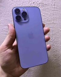 ايفون 13 برو ماكس ذاكره 256 جهاز نضيف لوك كله شغال فقط متوقف شريحه ومب...