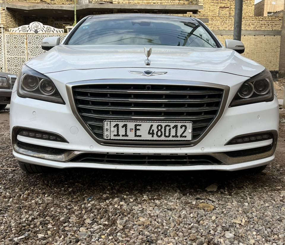 السلام عليكم 

جنسيزg80  وارد كوري 
موديل 2015
رقم بغداد 
هزة جديدة
ماشية (120)
فول مواصفات 
بانواما 
داتا شو  بالجامة الامامية
بصمة 
فور ويل4✖️4
شاشة كبيرة
لايت زنون بلادي
كشنات كهرباء وتدفئة وتبريد
حساس امامي خلفي 
دعاميات محدثة
اشارة ترحيب

السيارة جاهزة للاخير تايرات حدادية باتري جديد اصلي 

السيارة  فقط بنيد مصبوغ بي طخة دراجة وبارد بالجاملغ الامامي 
 سعر 158 ورقة 
للاستفسار ***********

مكانها ميسان /العمارة
