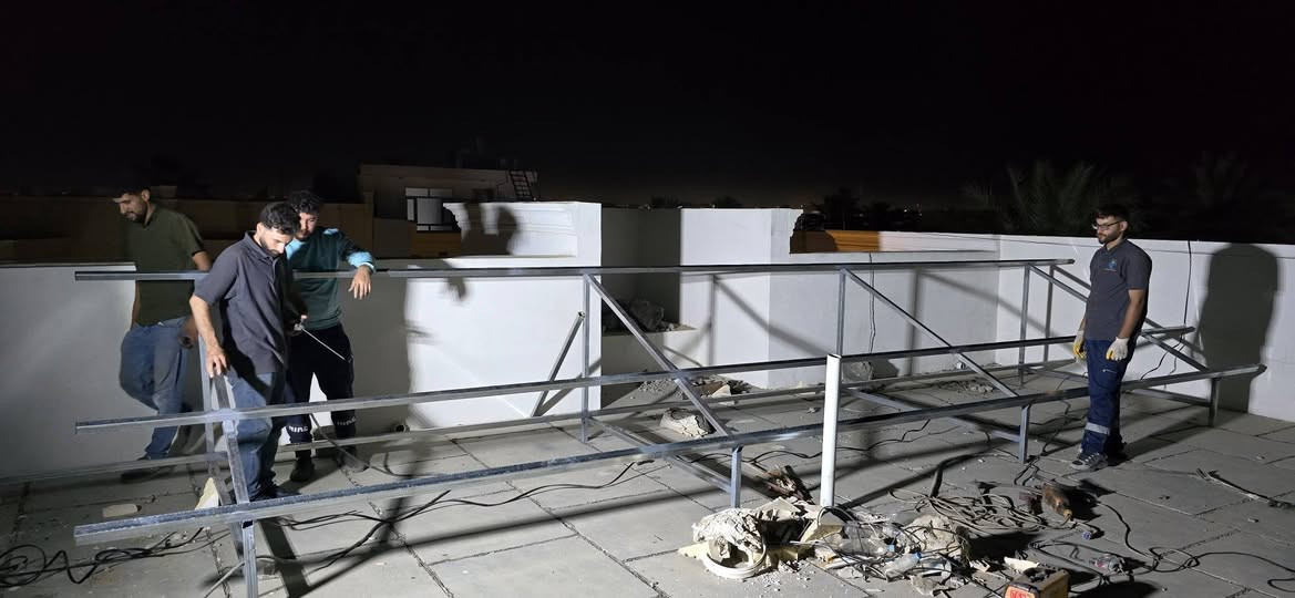 اجعل الشمس شريكك الدائم في النجاح، واستثمر اليوم في مستقبل أكثر إشراقًا .

تم بحمدالله وتوفيقه نصب منظومة طاقة شمسية في سامراء حي السكك 
[16A-16A] 
تتكون من .
انفيرتر ساينكسل 6kw بقدرة 27A ضمان 5 سنوات استبدال 
بطارية ليثيوم Lvtopsun 16kw 
الواح JINKO 725w 
مع بورد حماية متكامل مع جوزه واي فاي 

مكتب التقنيات الحديثة للطاقة الشمسية 
... ثقة تدوم، ومستقبل يبدأ اليوم.
🌞 لأن النور لا يجب أن ينطفئ .
للتواصل والاستفسار على الرقم 
م محمد مانع:***********
محمد صالح: ***********
يتوفر نقد واقساط عبر منصة الرافدين فقط
