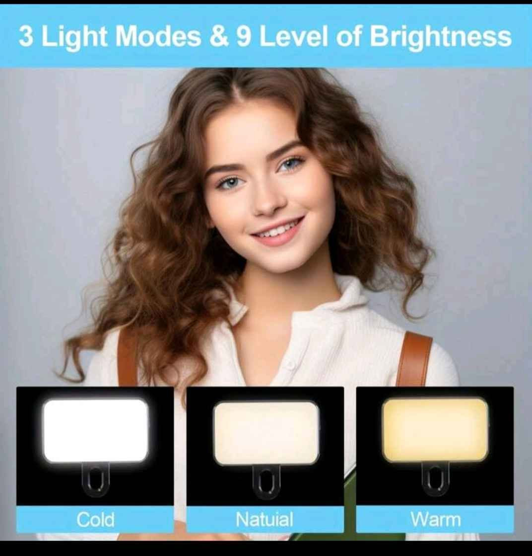 فلاش إضاءة للموبايل ✨
إضاءة قوية تخلي تصويرك أو بثك أوضح وأجمل 📱💡
🔹 مناسب للسيلفي والبث المباشر
🔹 مثالي للاجتماعات الأونلاين والدراسة
🔹 إضاءة واضحة تحسن جودة الصورة
🔹 صغير وسهل التركيب على الموبايل أو اللابتوب
📦 متوفر الآن
📩 للحجز راسلنا خاص. كركوك, العراق


**إذا كنت صاحب هذا الإعلان وتريد حذفه لأي سبب، رجاءا أرسل رسالة إلى الدعم الفني**