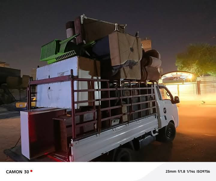 بسم الله الرحمن الرحيم  
السلام عليكم  نقل اثاث منازل
 وجميع البضائع داخل وخارج بغداد وجميع المحافظات اتصل على الرقم،،(***********)
