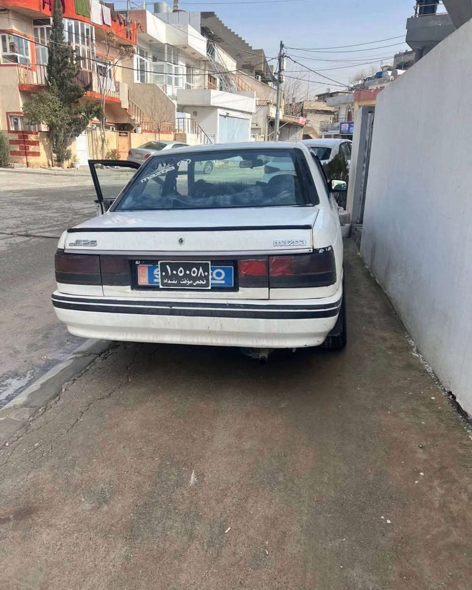 سەرەتا بەناوی خوای گەورە مازدا 626 مۆدیل 1991 سڵایید جام کارەبا 8 و بەخ گەرمی زۆر مەزبووتە گئڕو مەکینەی بەشەرت چوار تایەی تازەی لەژیرە نرخیشی 18 گەڵاوو معامەلەیەکی برایانە ئاڕمی ئاساییشە لە 2003 وە زۆر پئ کیشەیە ئەوەلیاتەکەی ڕەقەم تەلەفوون 
0777 150 25 56 السليمانية, العراق
