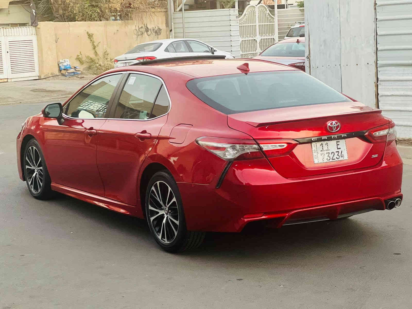 بسم لله كامري موديل19 SE بلاص أمريكي
مكينه 2500 سياره فول موصفات 
بصمة وفتحة  و إدارات ٤..
تحكمً ستيران شفتات  بسمي شرط تحويل.. ماشية٥٤...بجم كبس بدون ايرباك.. حادث خلفي صور الحادث في منشوره بية كلير من أمريكة. قطع٢ سونر مرفق.. .. تخم تاير 
كير ومكينه  تبريد كفاله
سعر  158$ وبيه مجال المكان بغداد حي العامل 
الهاتف ***********
