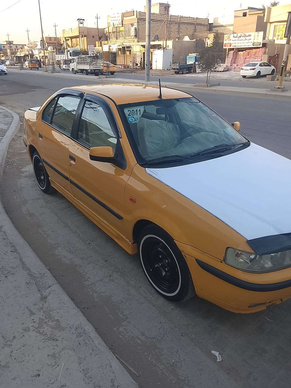 سلام عليكم ورحمه الله وبركاته سمند البيع موديل 11 رقم بغداد إنكليزي مصفره هيهة  وغرامات مكينه كير جدد تخم تاير جديد صدر جديد كهربائيات كلها شغاله سياره خير من الله تجي وشوف بعينك سنوه الحد 30 ساره جاهزه وناعمه مناقصه شي بس تبريد عاطل عطله بصيط هاي تفاصيل السياره فدوه لعيونك بس الشراي يتصل السعر 34 الاتصال *********** للمكان بغداد المعالف تقاطع الربيعي اهم شي يكون تحويل مباشر
