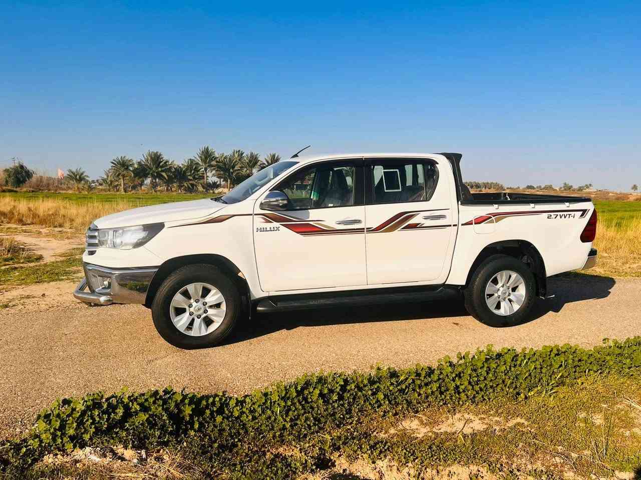 السلام عليكم تويوتا هايلوكس كويتي (2019) كفاله عامه رقم أربيل بأسمي تخم تاير جديد سويج مو بصمه والسونار مرفق بالصور المكان بغداد السعر 275 وبيها مجال رقم الهاتف ***********
