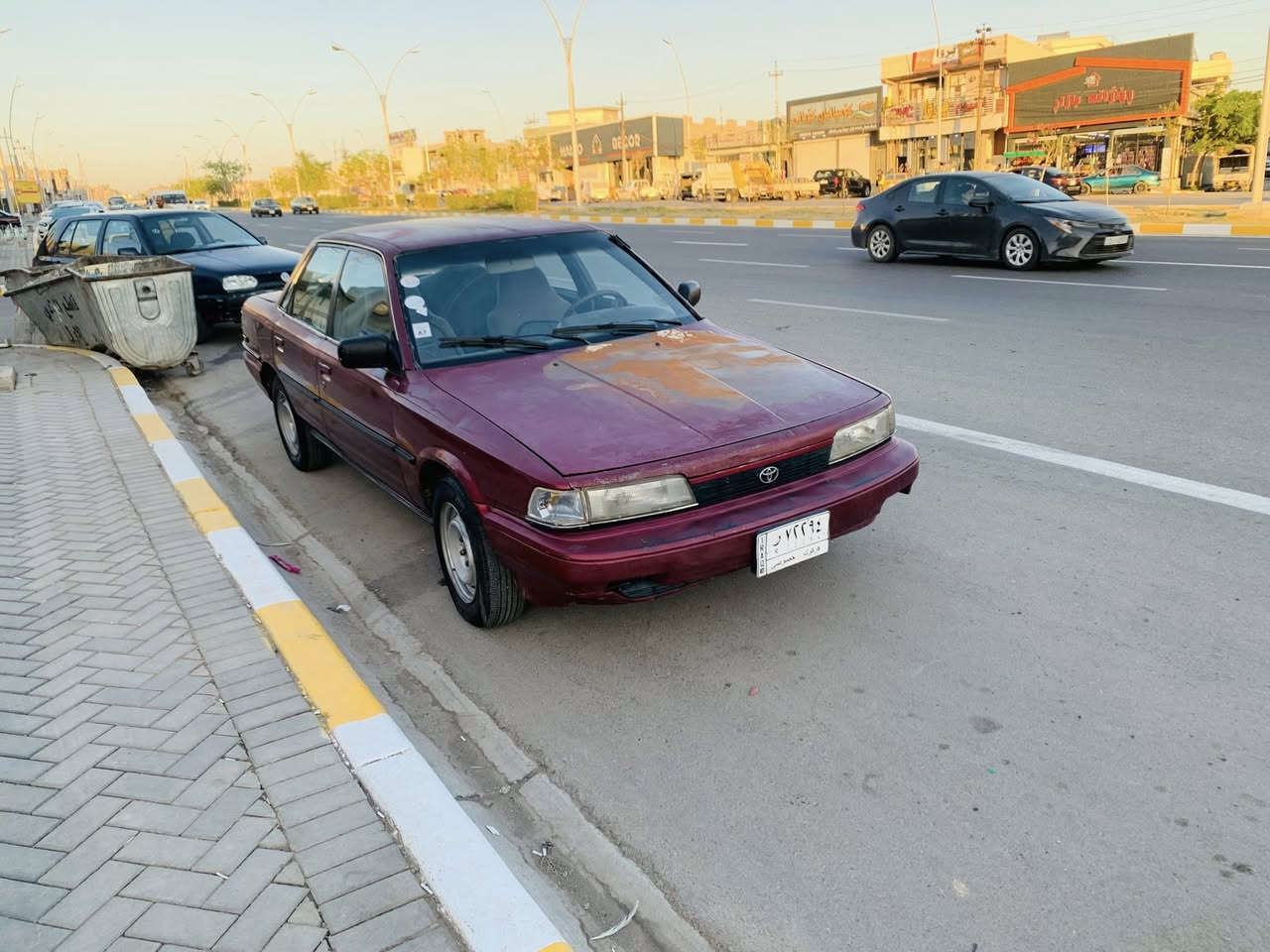 سلام عليكم تويوتا كامري موديل 1991للبيع اوتوماتيك تبريد شغال ثلج سياره خير من الله مابيها نقص لاصرف ولا بخار سنوية مشروع وطني جديدة لحد 2027 بيها بطاقة مكان كركوك بنزين للستفسار ***********
***********
